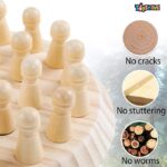 Wooden Color Memory Chess Game - Image 3