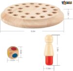Wooden Color Memory Chess Game - Image 4