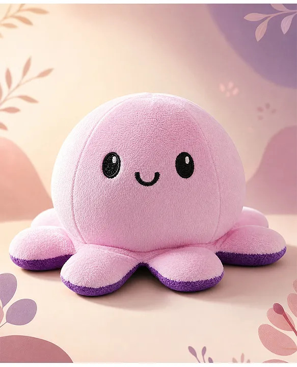 octopus-reversibletoy Octopus Plushie Reversible Soft Toy - Image 1